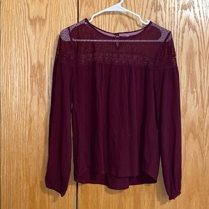 Long sleeve floral shirt